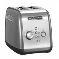 Тостер, загрузка 2 хлебца, стальной/KitchenAid